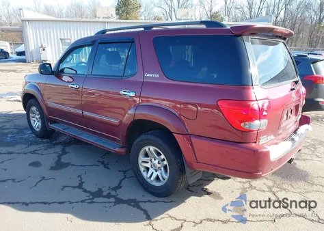2006 Toyota Sequoia Limited V8 z USA, uszkodzony, nr VIN 5TDBT48A56S261599